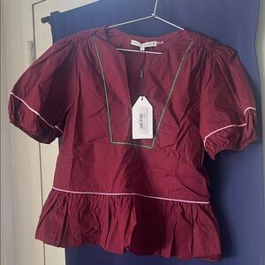 English Factory Puff Sleeve Top